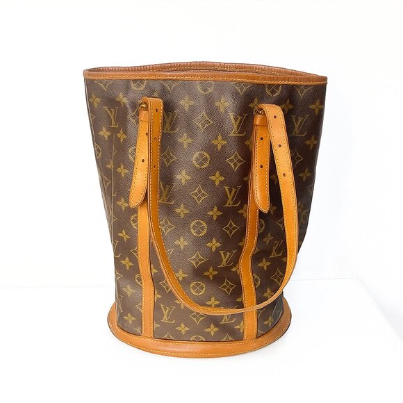 Louis Vuitton Monogram Bucket Bag – Vintage LV Shoulder Tote - Picture 1 of 16
